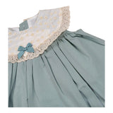 Valentina Bebes Set Abito-Coulotte Tinta Unita per Neonata LOVE13N VERDE VALENTINA BEBES 