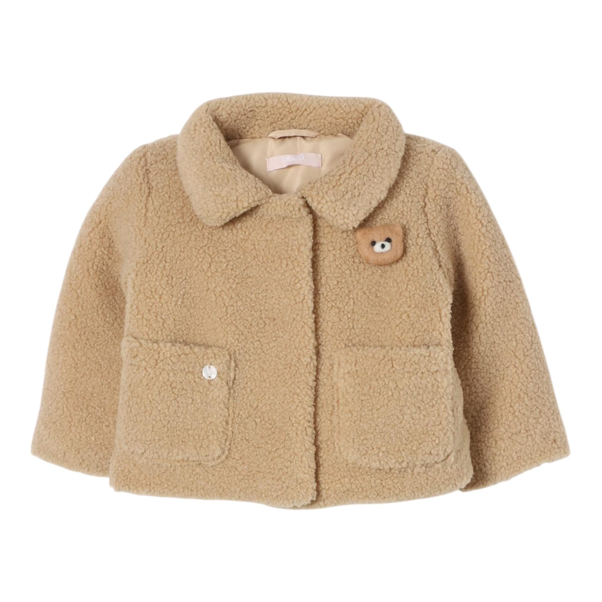LIU JO cappotto tinta unita con cappuccio Beige per Neonata HF4028X BEIGE LIU JO 