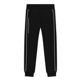Dkny – Schwarze, einfarbige Trainingshose mit Logo-Print für Jungen