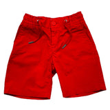 Jeckerson Bermuda Einfarbig Mit Elastischer Taille Rot Für Neugeborene