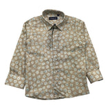 Emanuel Pris Langarmshirt Einfarbig Blumenmuster Beige Für Neugeborene
