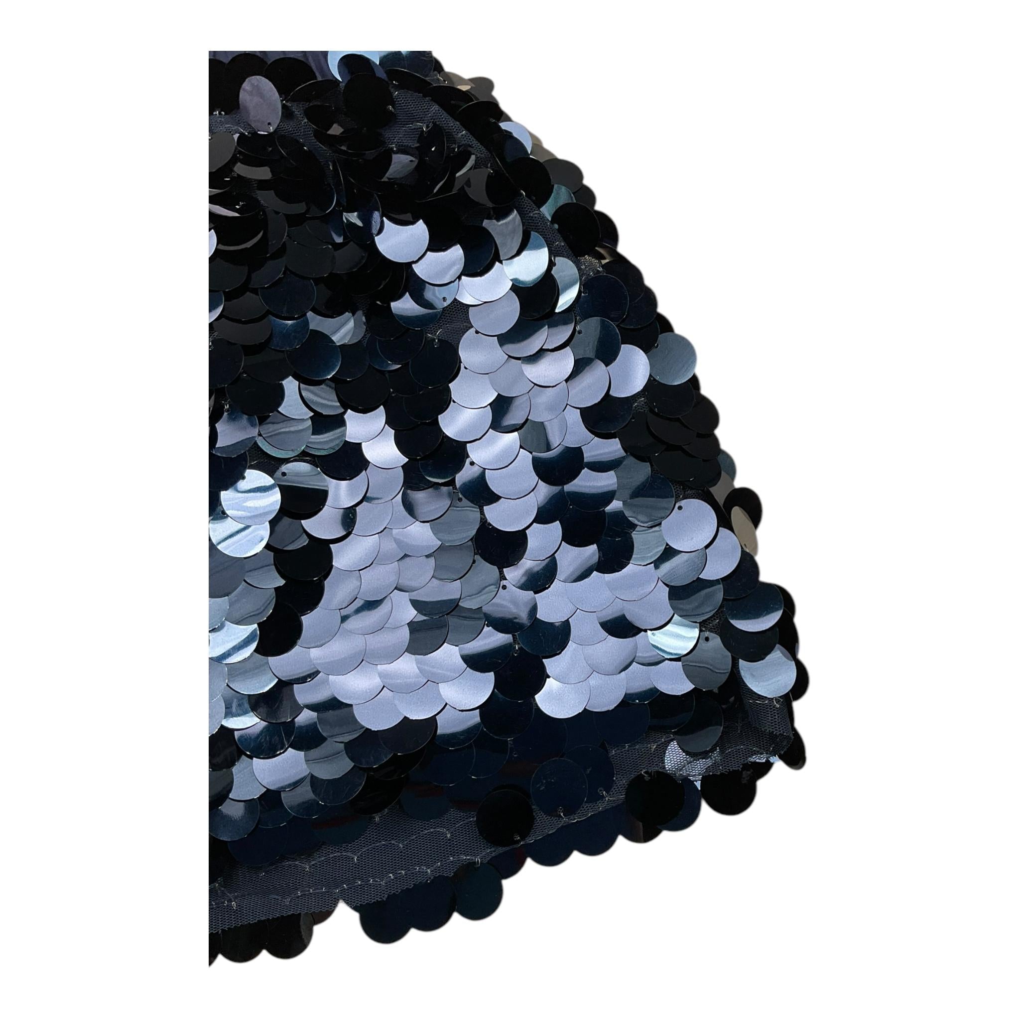 BOBOLI gonna tinta unita con paillettes Blu per Bambina 729233 BLU BOBOLI 