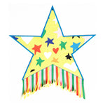 Stella Mccartney T-Shirt Girocollo Tinta Unita con Stampa Stelle per Bambina TW8B51 BIANCO STELLA McCARTNEY 