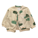 PLAY UP cardigan tinta unita con stampa Panna per Neonato PA011AP11250 PANNA PLAY UP 