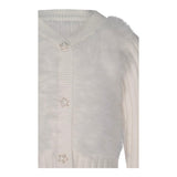 MARC ELLIS maglia tinta unita con bottoni stelle Bianco per Bambina JMJSW00106 BIANCO MARC ELLIS 