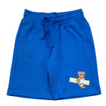 Moschino Bermuda Tinta Unita con Elastico In Vita per Bambino HUQ02L COBALTO MOSCHINO 