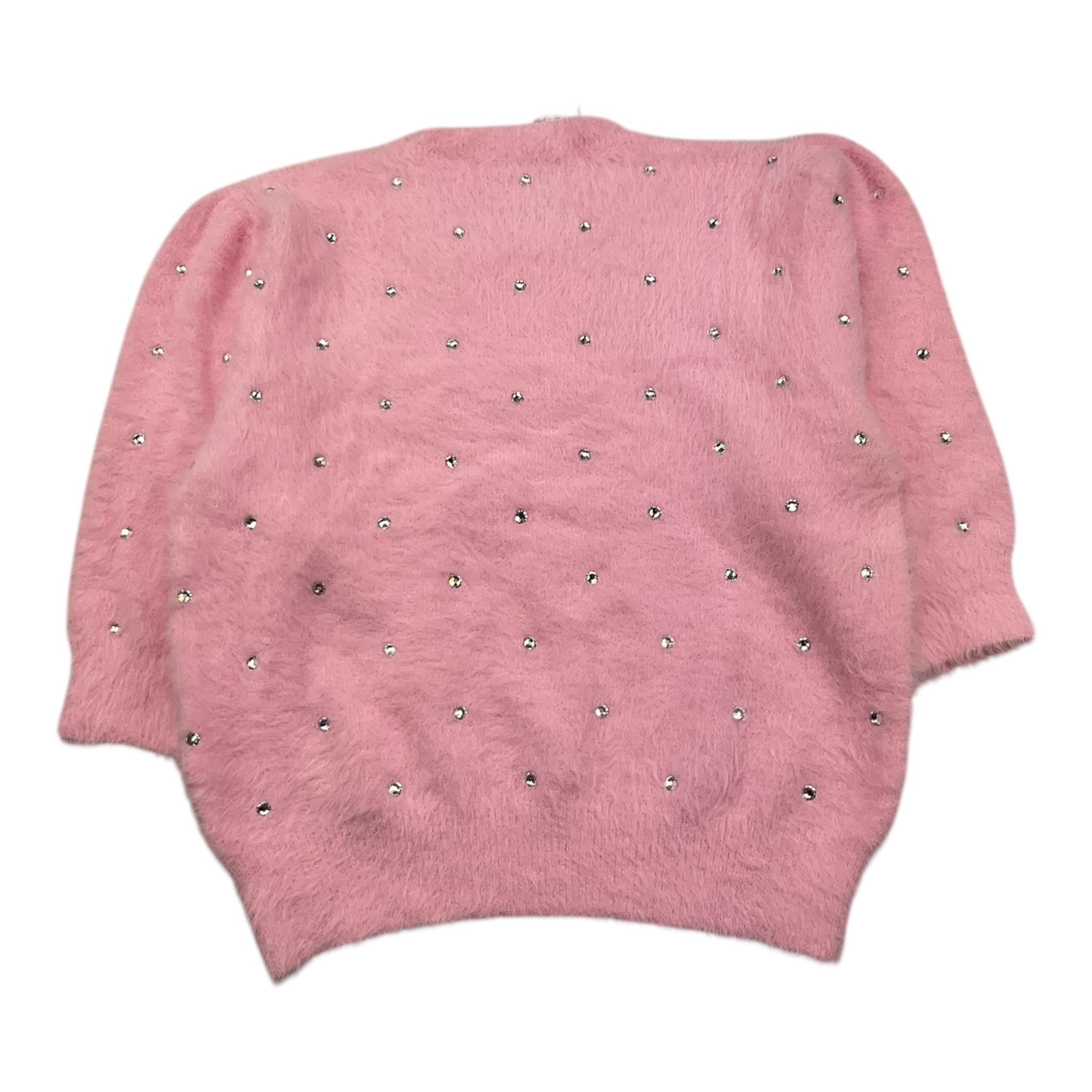 PHILOSOPHY maglia girocollo tinta unita cn brillantini Rosa per Bambina PFMA009 ROSA PHILOSOPHY 