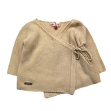 Cnd Strickjacke Einfarbig Creme Für Baby Mädchen