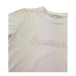 Trussardi T-Shirt Girocollo Tinta Unita con Logo per Bambina TGP26001TS ROSA TRUSSARDI 