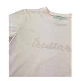 Trussardi T-Shirt Girocollo Tinta Unita con Logo per Bambina TGP26001TS ROSA TRUSSARDI 