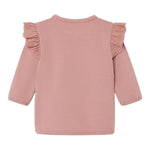 NAME IT felpa girocollo tinta unita con ricami Rosa per Neonata 13225704 ROSA NAME IT 