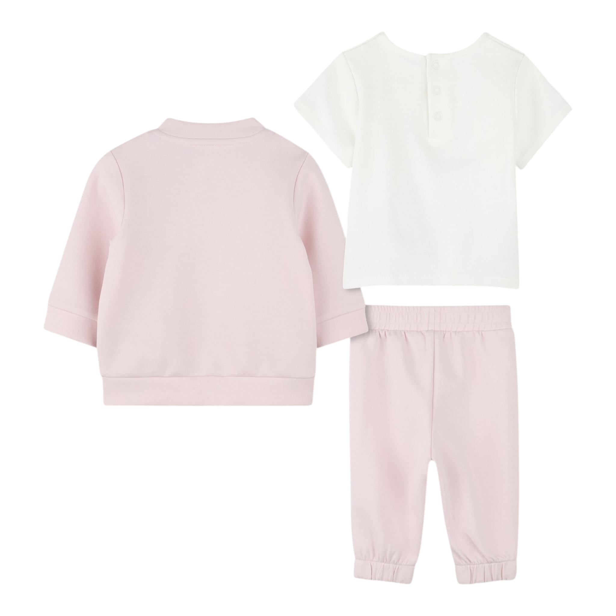 Karl Lagerfeld Completo 3 Pezzi Felpa-Pantalone-T.Shirt Rosa per Bambina R30305J ROSA KARL LAGERFELD 