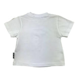 Never Too White – Einfarbiges T-Shirt mit Rundhalsausschnitt für Babys