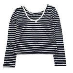 Imperial Shirt Fantasia A Righe per Bambina ML05031G75 BIANCO/BLU IMPERIAL 