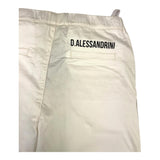 Daniele Alessandrini Einfarbige Hose mit elastischem Bund Weiß für Jungen