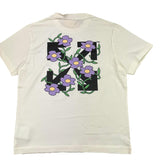 Off-White T-Shirt Rundhalsausschnitt Farbe Unikta mit Print Weiß für Mädchen