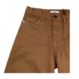 PAOLO PECORA pantalone tinta unita con girovita regolabile Marrone per Bambino PP4154 MARRONE PAOLO PECORA 