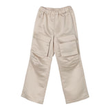 Twinset Unifarbene Hose mit elastischem Bund in Beige für Mädchen