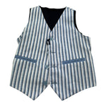 Mai'S Kids Gilet Fantasia A Righe per Bambino MAIOS BIANCO MAI'S KIDS 