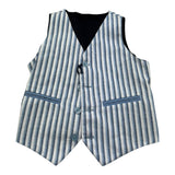 Mai'S Kids Gilet Fantasia A Righe per Bambino MAIOS BIANCO MAI'S KIDS 