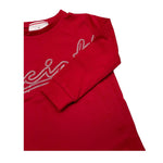 CESARE PACIOTTI shirt girocollo tinta unita con stampa in contrasto Rosso per Bambino TSP5308J ROSSO CESARE PACIOTTI 