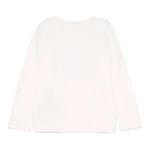 LIU JO shirt girocollo tinta unita con stampa in contrasto Panna per Bambina KF4067 PANNA LIU JO 