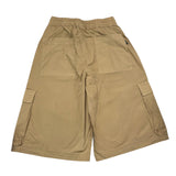 Aspesi Bermuda Cargo Modell Einfarbig Mit Elastischem Bund Beige Für Jungen
