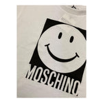 MOSCHINO t-shirt tinta unita girocollo con stampa Bianco per Bambino HSM05G BIANCO MOSCHINO 