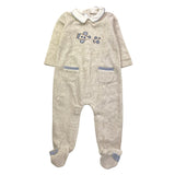 MAYORAL tutina in ciniglia tinta unita con stampa Beige per Neonato 27488 BEIGE MAYORAL 