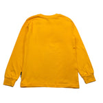 KAPPA shirt girocollo tinta unita con stampa Senape per Bambino 331W6QW SENAPE KAPPA 