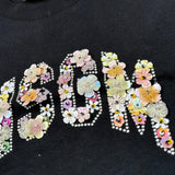Msgm T-Shirt Girocollo Tinta Unita con Stampa per Bambina S5MSJGTH105 NERO MSGM 