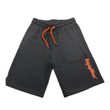 Refrigiwear Bermuda-Shorts in einfarbigem Trainingsanzug mit schwarzem Logo für Jungen