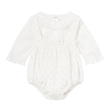 MAYORAL completo 3pz cardigan-camicia-salopette Bianco per Neonata 2245 BIANCO MAYORAL 