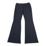MOSCHINO pantalone modello a zampa tinta unita con logo Nero per Bambina HCP050 NERO MOSCHINO 