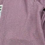 Please Cardigan Tinta Unita con Bottone per Bambina LG19072G73 ROSA PLEASE 
