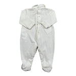 Elisabetta Franchi Tutina Manica Lunga Tinta Unita con Logo per Neonata ENTU55 PANNA ELISABETTA FRANCHI 