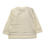CESARE PACIOTTI shirt girocollo tinta unita con stampa Panna per Neonato TSP5319B PANNA CESARE PACIOTTI 