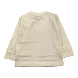 CESARE PACIOTTI shirt girocollo tinta unita con stampa Panna per Neonato TSP5319B PANNA CESARE PACIOTTI 