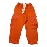 @Madilly Orangefarbene, einfarbige Trainingshose mit Taschen für Jungen