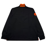 SUN68 polo manica lunga tinta unita con logo in contrasto Nero per Bambino A44312J NERO SUN68 