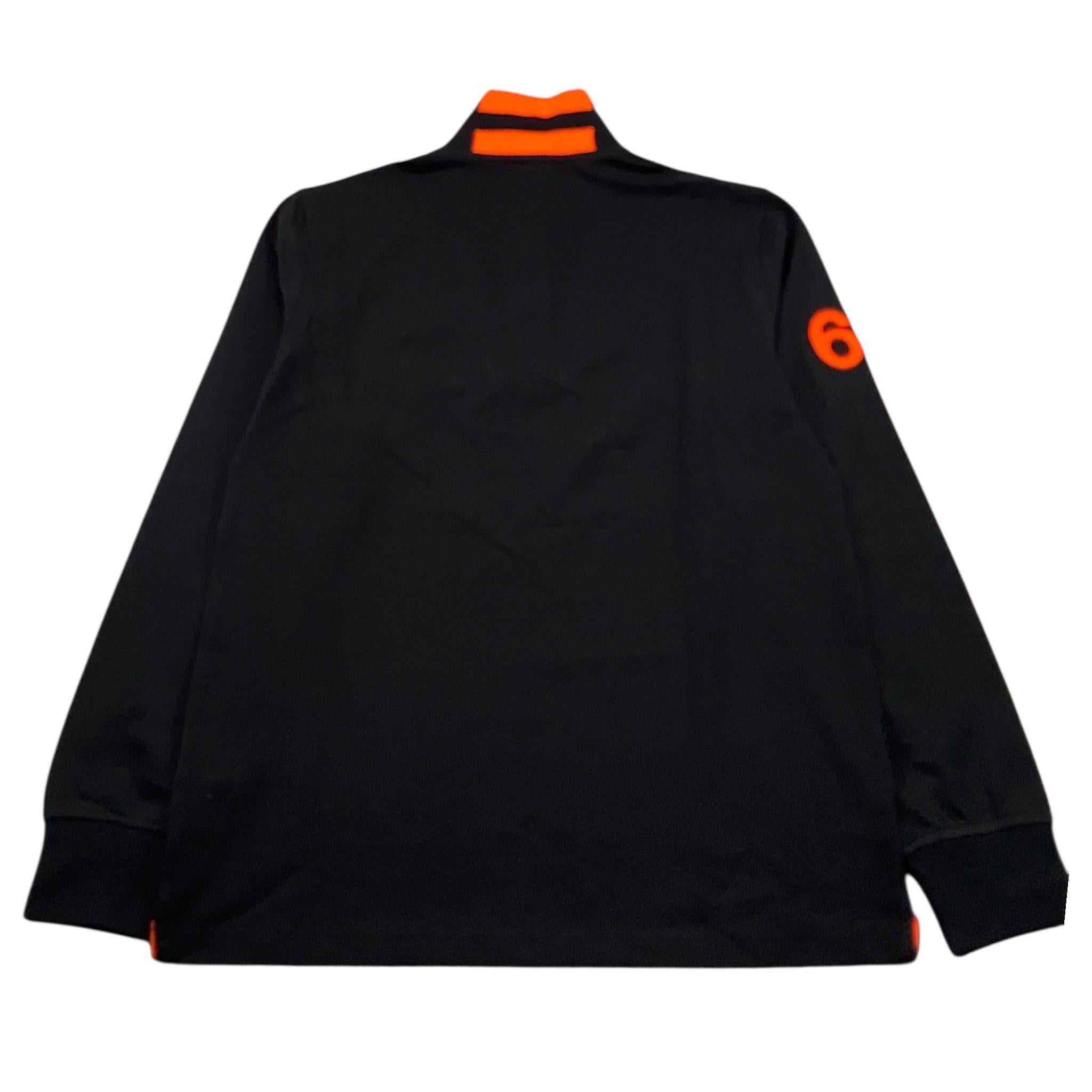 SUN68 polo manica lunga tinta unita con logo in contrasto Nero per Bambino A44312J NERO SUN68 