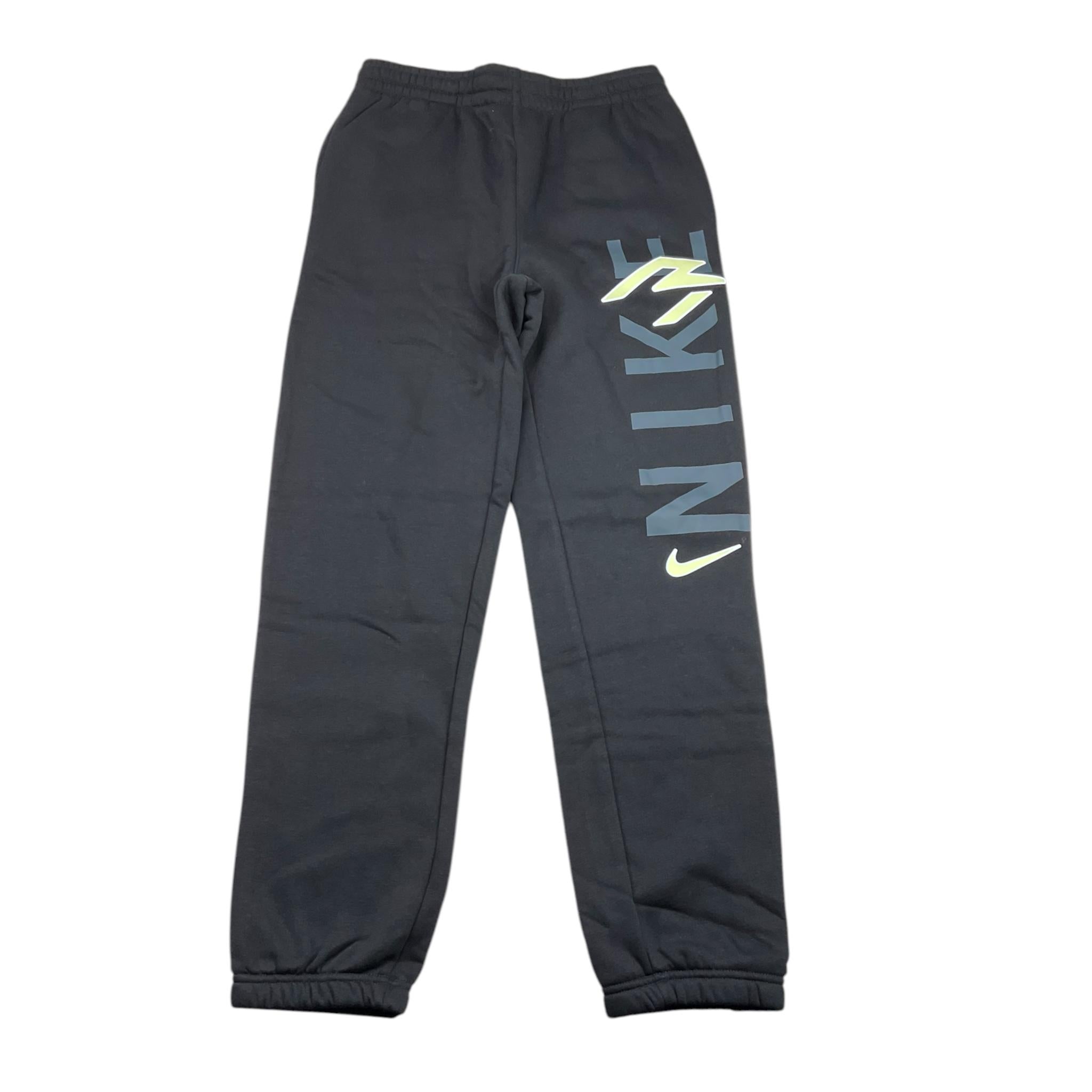 NIKE pantalone modello tuta tinta unita con stampa Nero per Bambino 9Q0826 NERO NIKE 