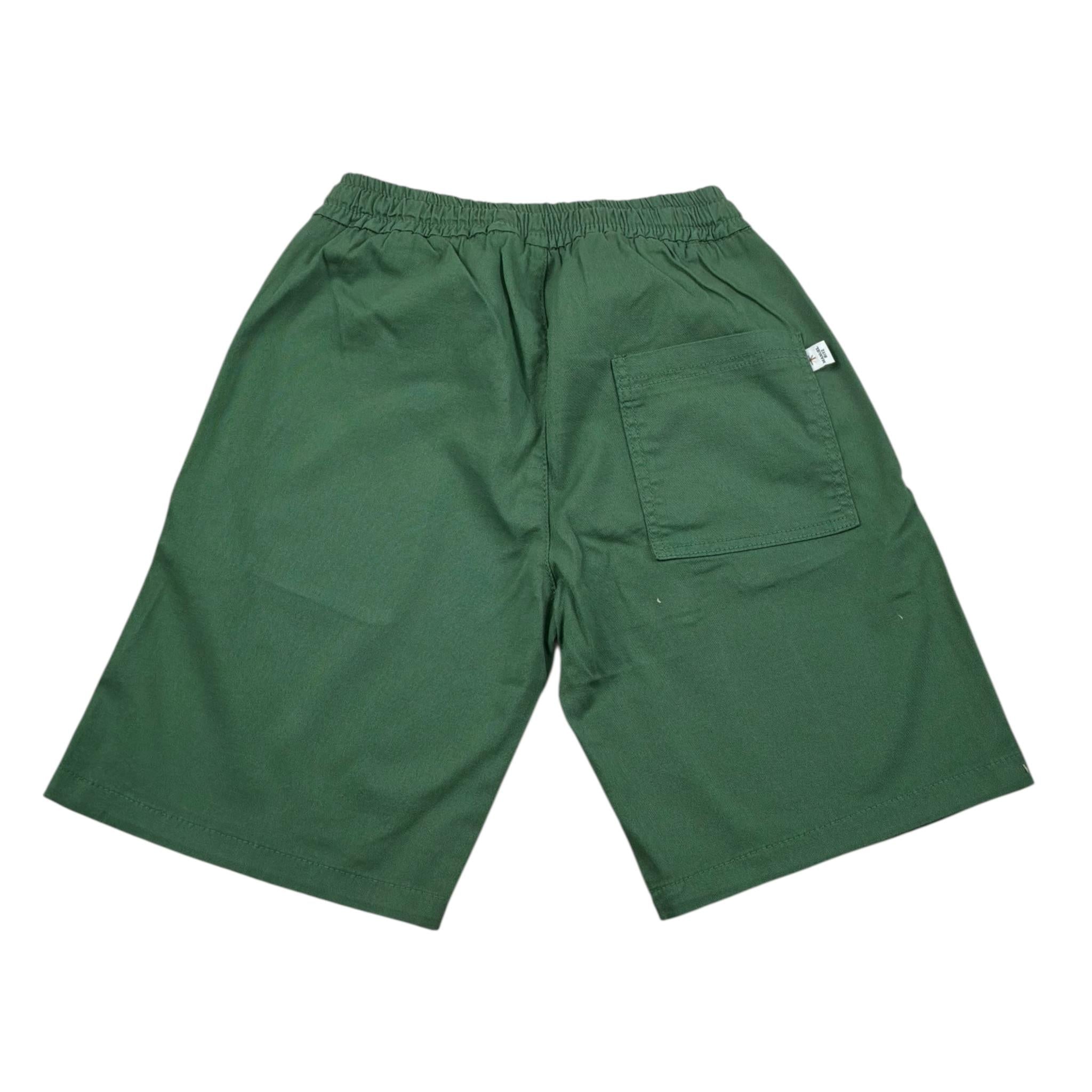 Manuel Ritz Bermuda tinta unita con Elastico In Vita Verde per Bambino MR1975 VERDE MANUEL RITZ 