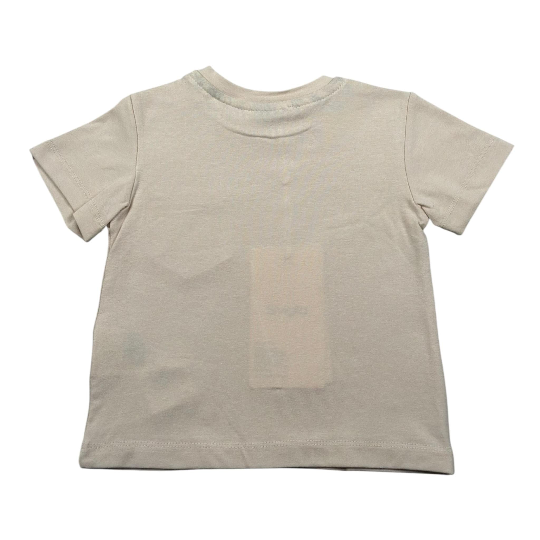Siviglia T-Shirt Girocollo Tinta Unita con Taschino per Neonato SVNTS17285N BEIGE SIVIGLIA 