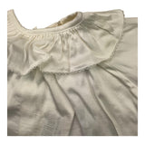 Caffe' D'Orzo Komplettes Shirt-Shorts Zweifarbig Weiß Für Neugeborene