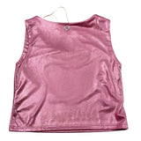 Please Top Giromanica tinta unita Rosa per Bambina MO05032G73X ROSA PLEASE 
