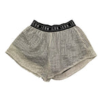 Icon Short Tinta Unita Traforato con Elastico In Vita per Bambina IGSH00687 ARGENTO ICON 