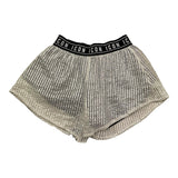 Icon Short Tinta Unita Traforato con Elastico In Vita per Bambina IGSH00687 ARGENTO ICON 