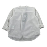 J.O. Milano Camicia Manica Lunga tinta unita Collo Coreano Bianco per Neonato 5768N BIANCO J.O. MILANO 