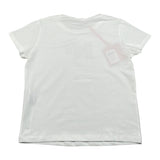 Liu Jo T-Shirt Girocollo tinta unita con Brillantini Bianco per Bambina GA5019XXX BIANCO LIU JO 